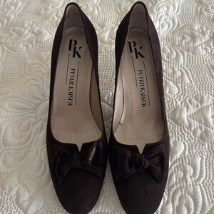 Size 7 1/2 Peter Kaiser brown suede pumps NWT